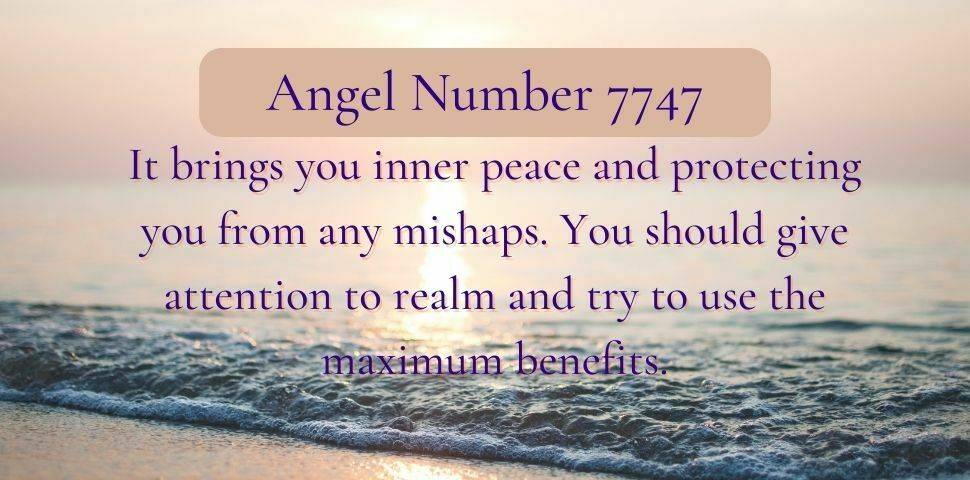 Angel number 7747