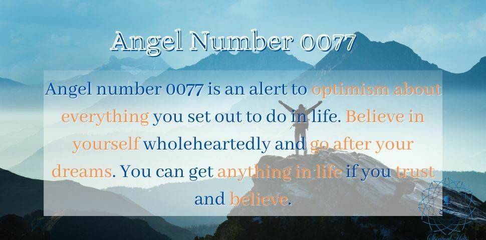 Angel Number 0077