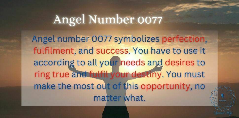 Angel Number 0077