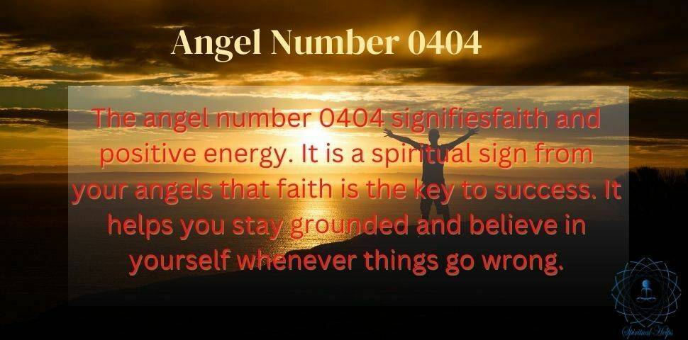 Angel Number 0404