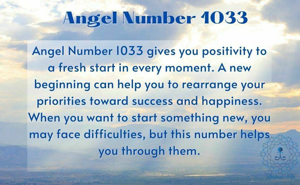 Angel Number 1033