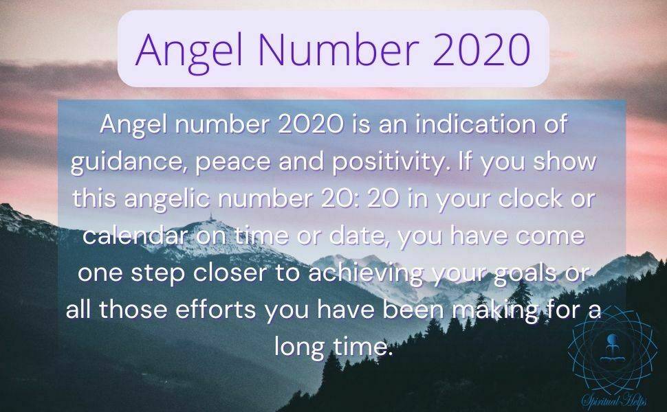 angel number 2020