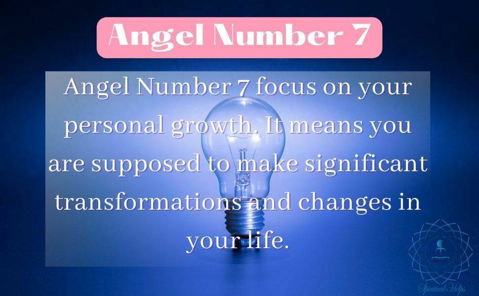 Angel Number 7