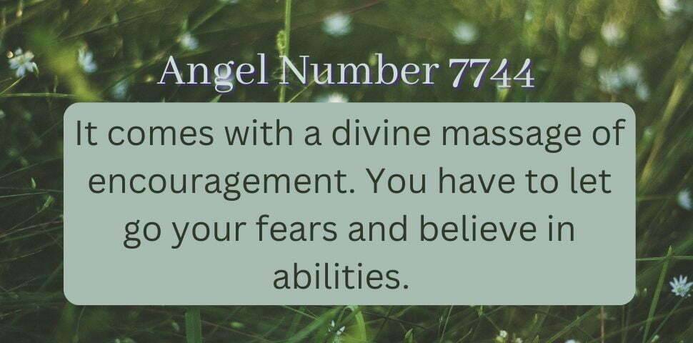 angel number 7744