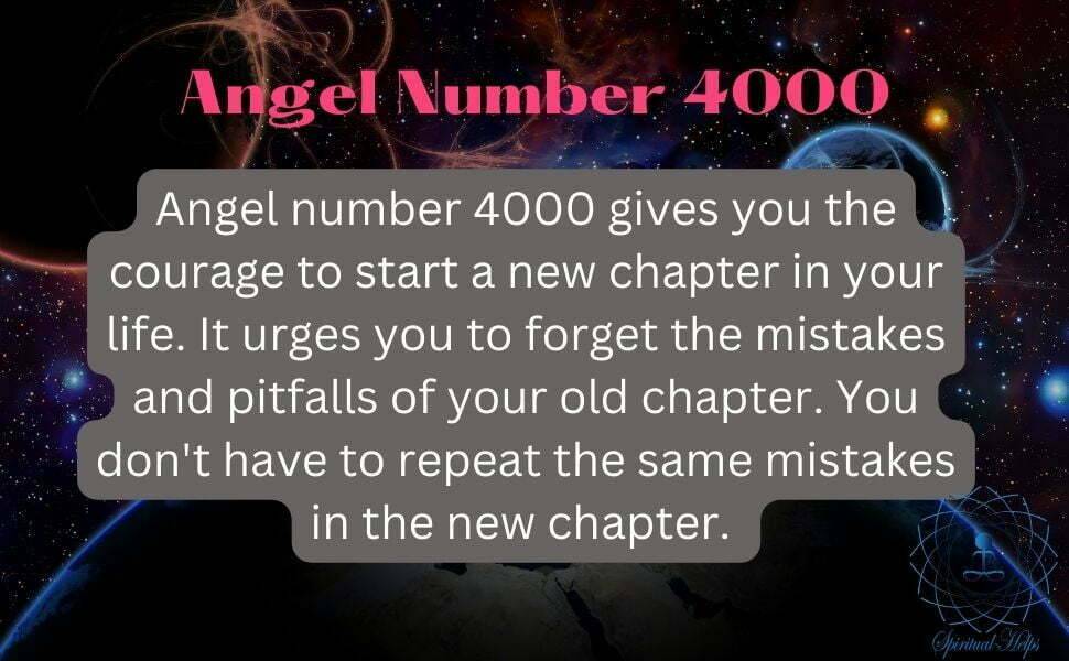 Angel number 4000