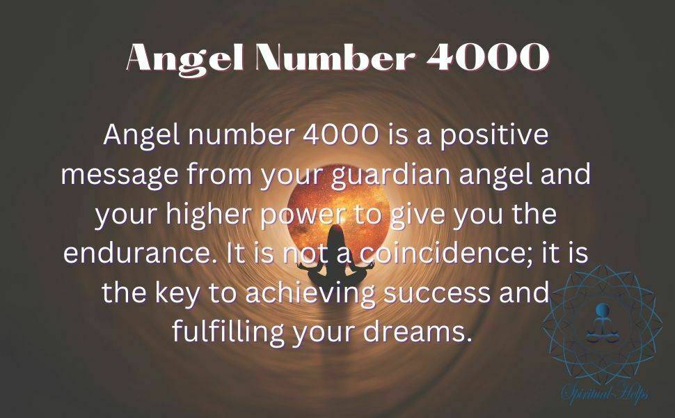 Angel number 4000