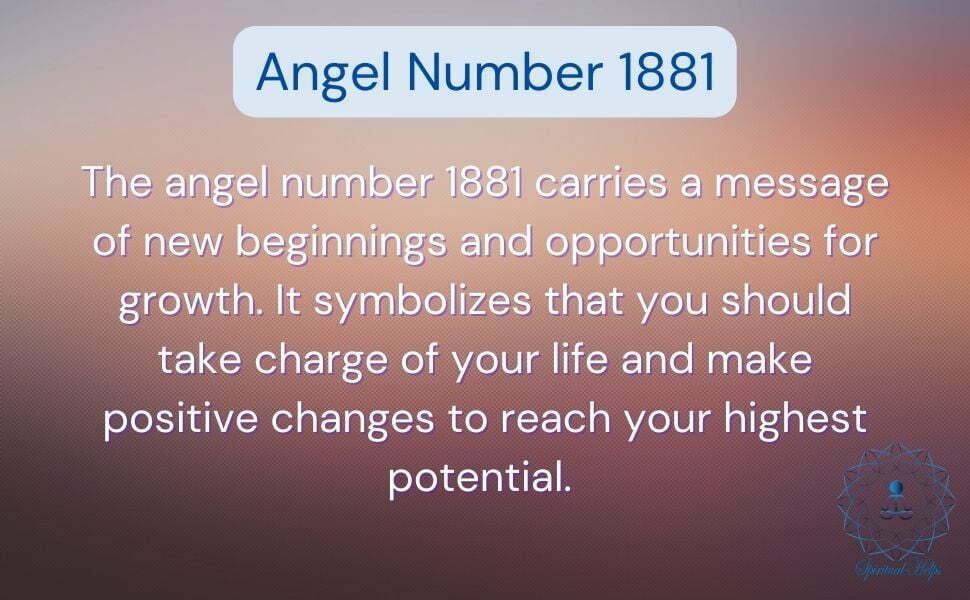 Angel Number 1881