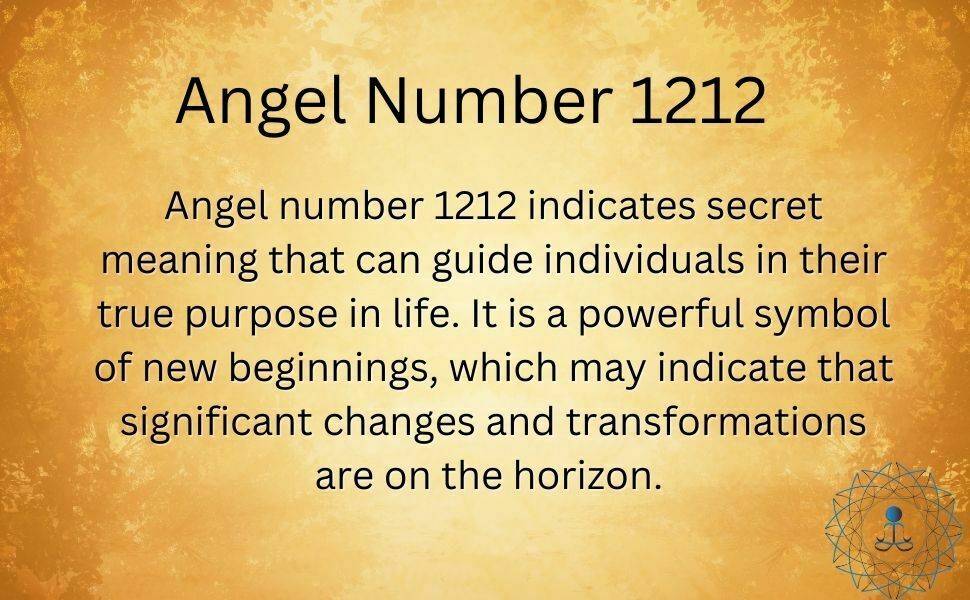 Angel Number 1212