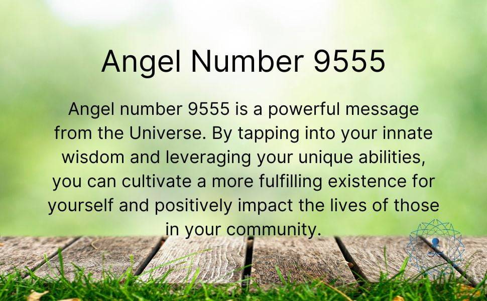 Angel number 9555