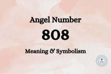 Angel number 808 meaning and symbolism