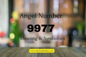 Angel Number 9977