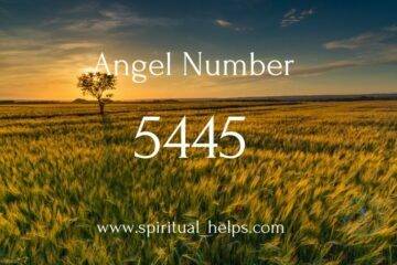 Angel Number 5445