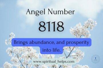 Angel Number 8118