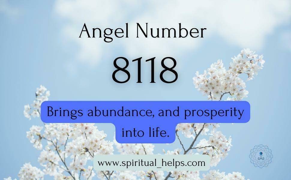 Angel Number 8118