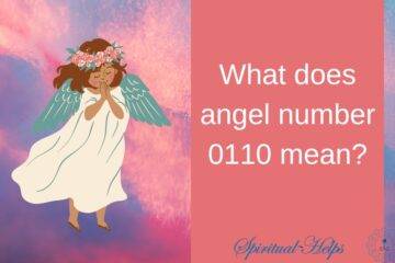 Keep seeing angel number 0110