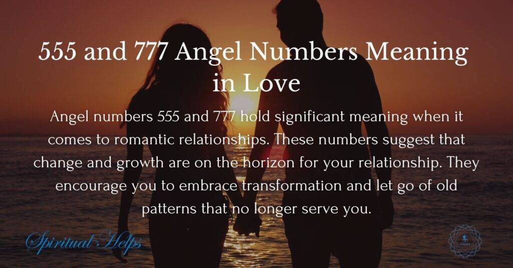 555 and 777 Angel Numbers