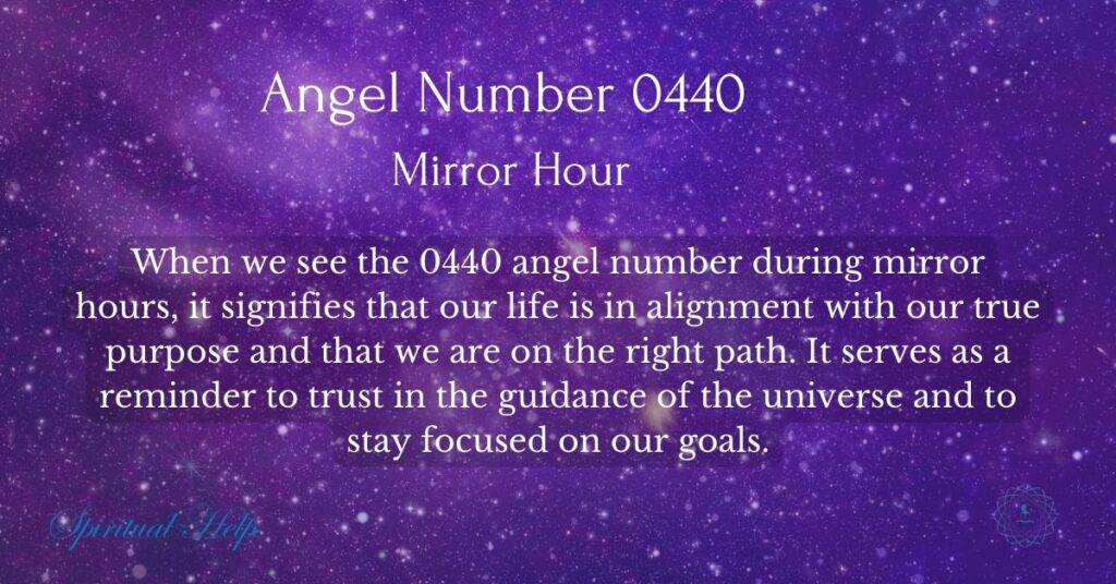 Angel Number 0440