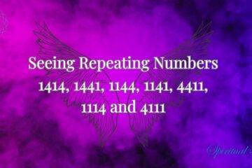 Seeing Repeating Numbers 1s and 4s