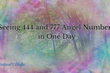 444 and 777 Angel Numbers