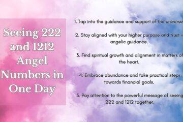 Seeing 222 and 1212 Angel Numbers