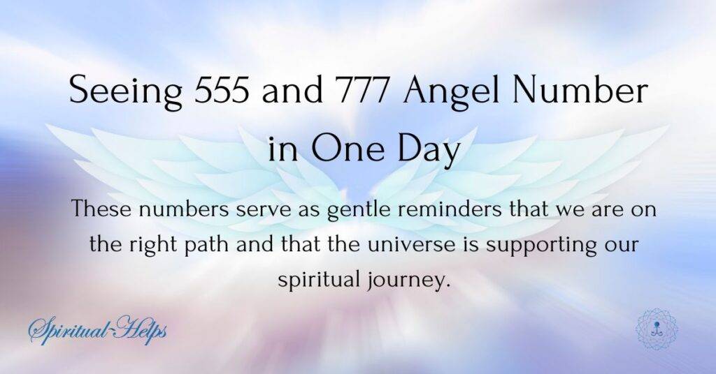 555 and 777 Angel Numbers