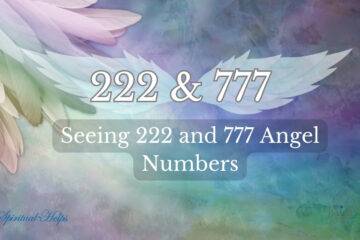 Seeing 222 and 777 Together