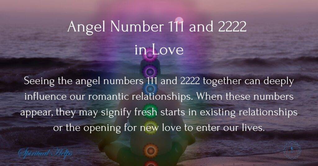 Angel Number 111 and 2222 in Twin Flame