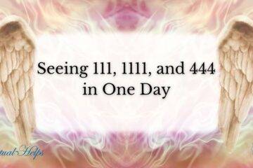 Seeing 111, 1111, and 444 in One Day