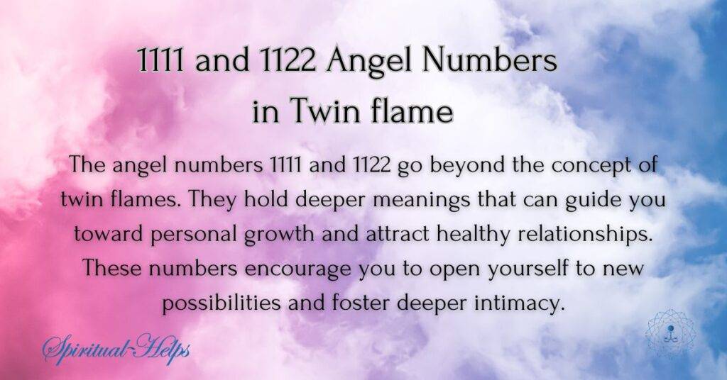 1010 and 1122 Angel Numbers in Twin flame