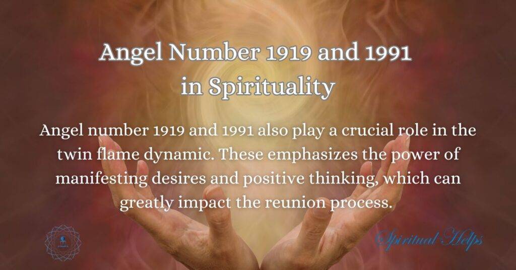 Angel Number 1919 and 1991 in Spirituality