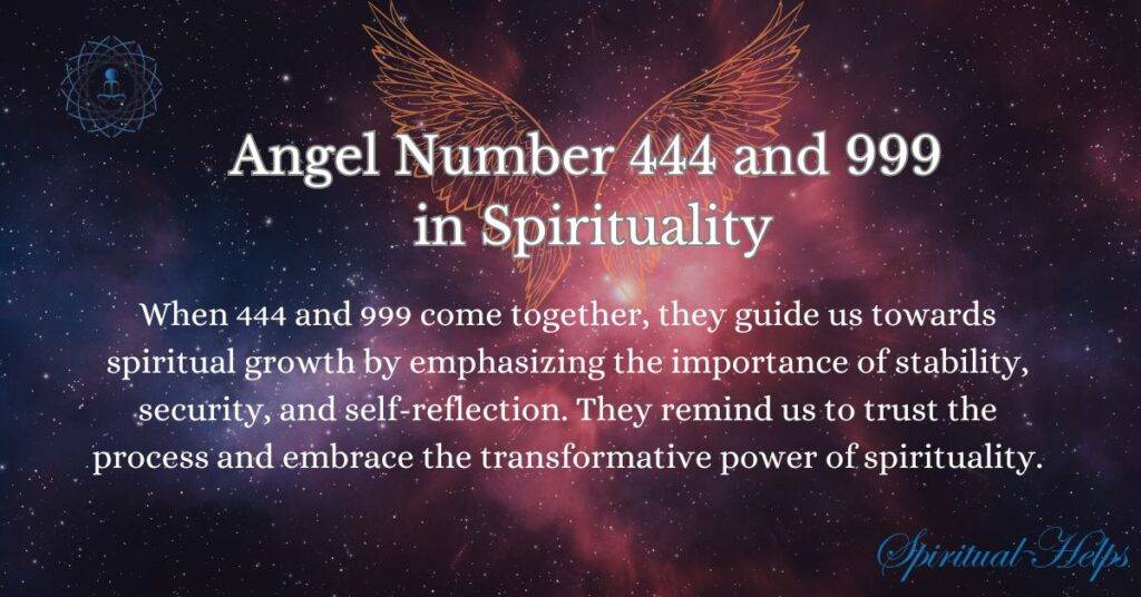 Angel Number 444 and 999 in Spirituality