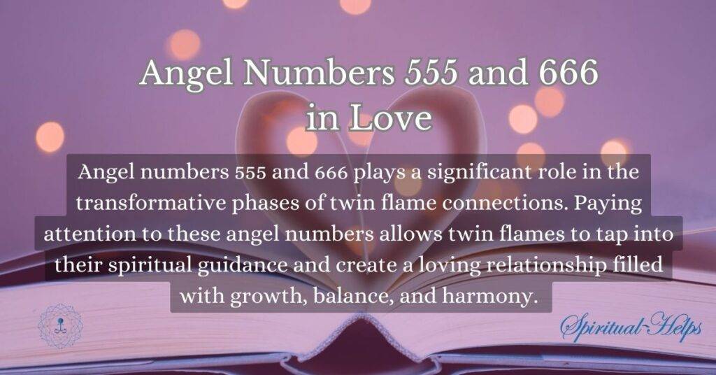 Angel Numbers 555 and 666 in Love