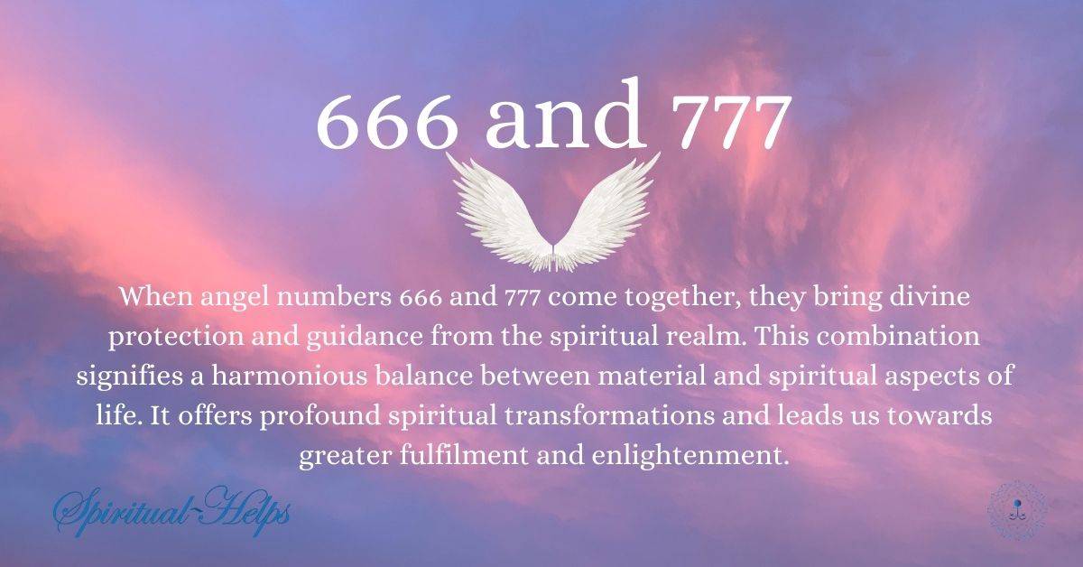 666 and 777