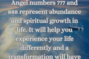 777 and 888 angel number