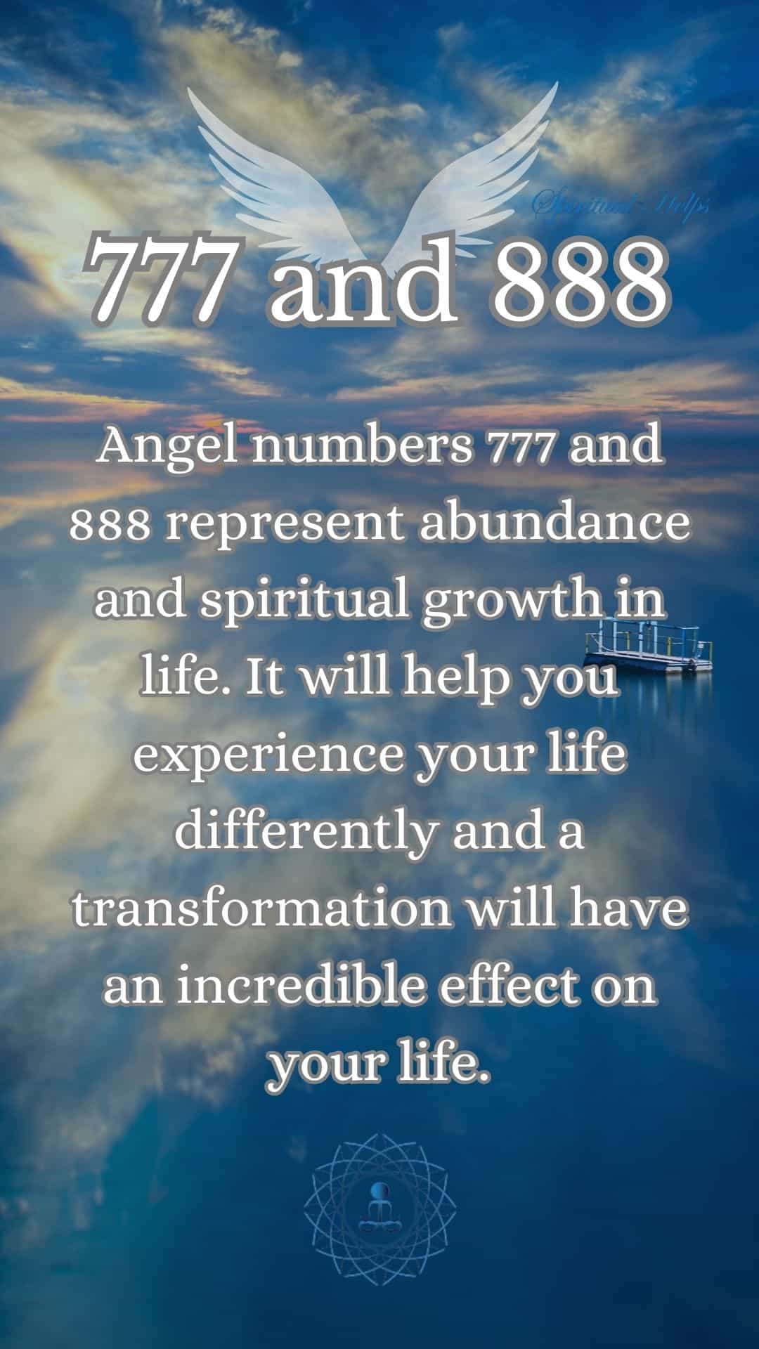 777 and 888 angel number