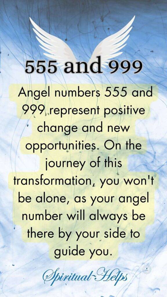 Angel Numbers 333 and 999