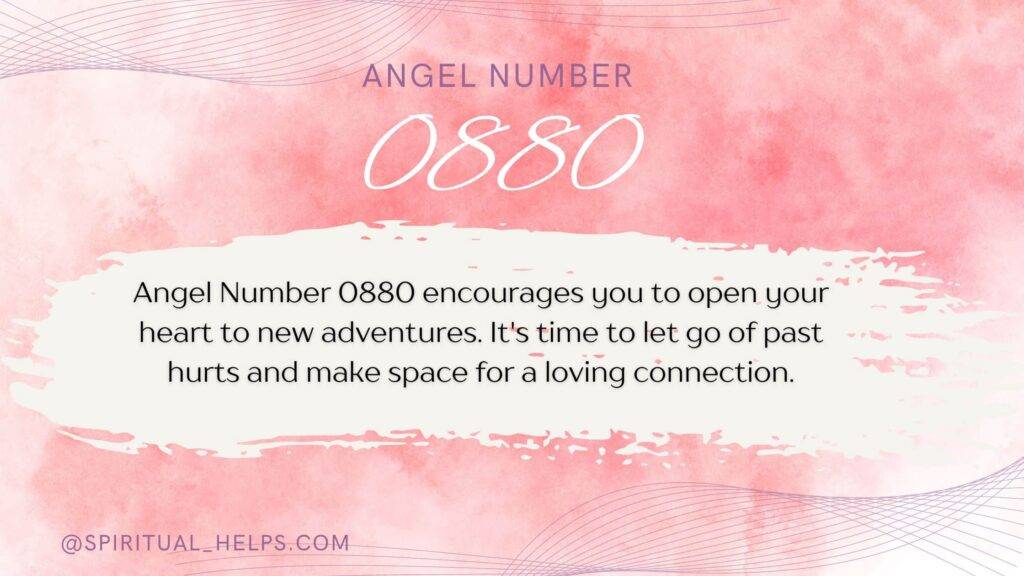 0880 angel number in love