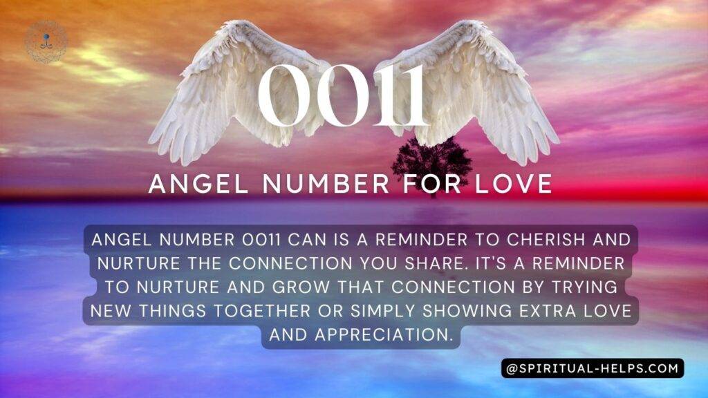 Angel Number 0011 for Love