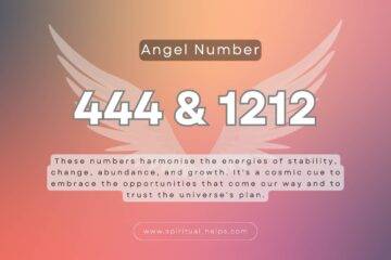 Angel Numbers 444 and 1212