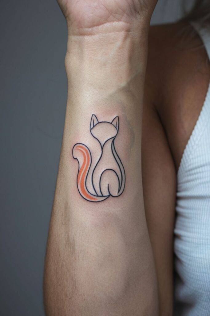 Fox with Heart Tail