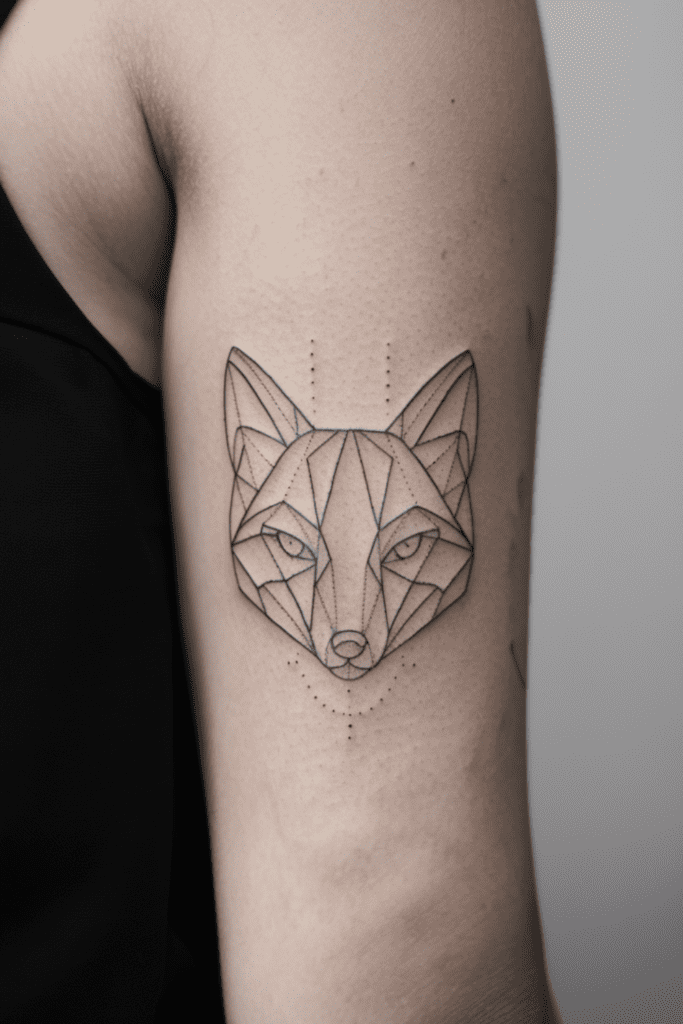 Geometric Fox Face