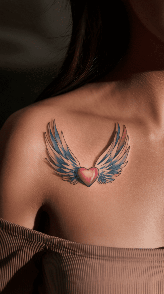 a detailed colorful tattoo of a tiny hea zFaiYbUpSgqIGyjdN76Uwg O81DZ8ABTOeHiXsM8cpJBg