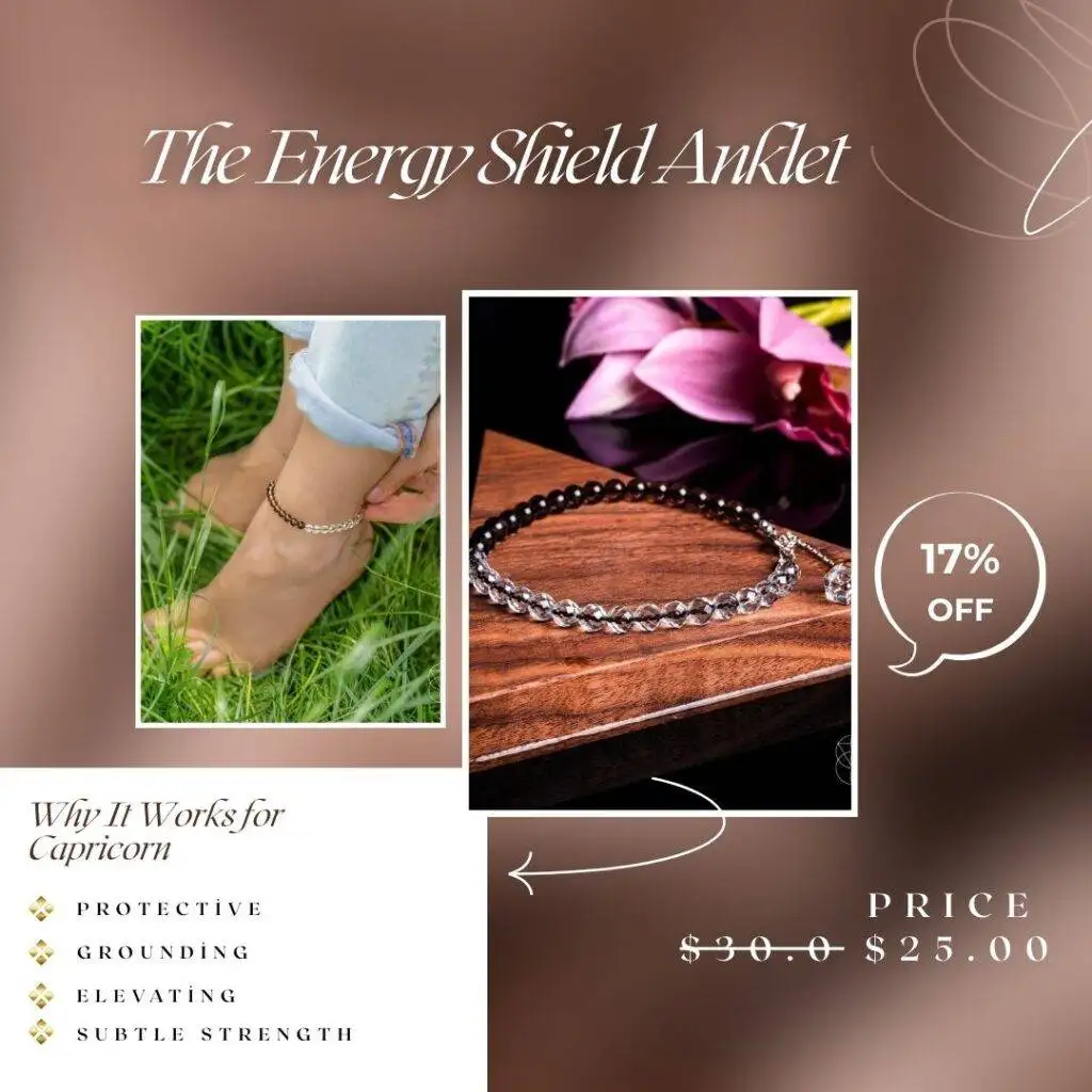 The Energy Shield Anklet Capricorn